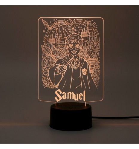 LÁMPARA LED PERSONALIZADA CON NOMBRE – HARRY POTTER