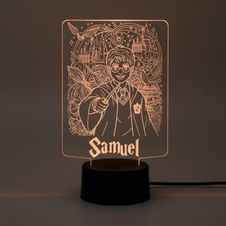 LÁMPARA LED PERSONALIZADA CON NOMBRE – HARRY POTTER
