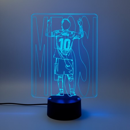 LÁMPARA LED PERSONALIZADA CON NOMBRE – MESSI