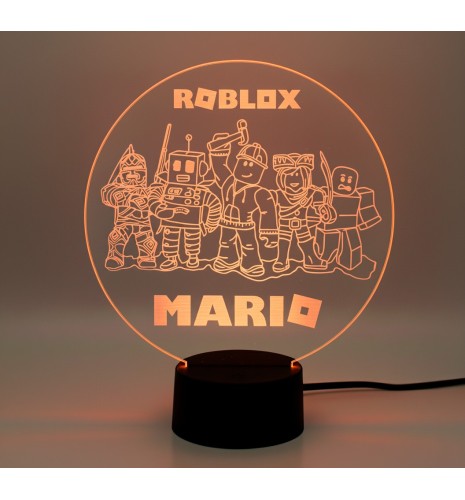 LÁMPARA LED PERSONALIZADA CON NOMBRE – ROBLOX