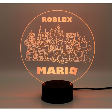LÁMPARA LED PERSONALIZADA CON NOMBRE – ROBLOX
