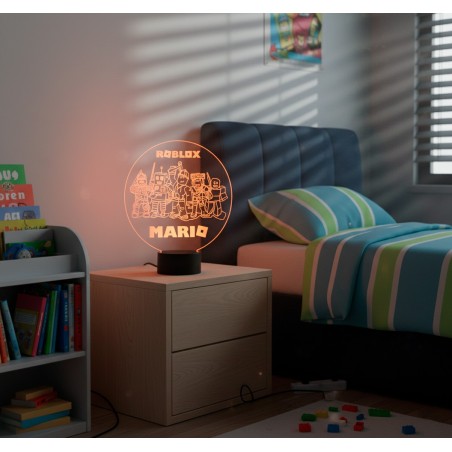 LÁMPARA LED PERSONALIZADA CON NOMBRE – ROBLOX
