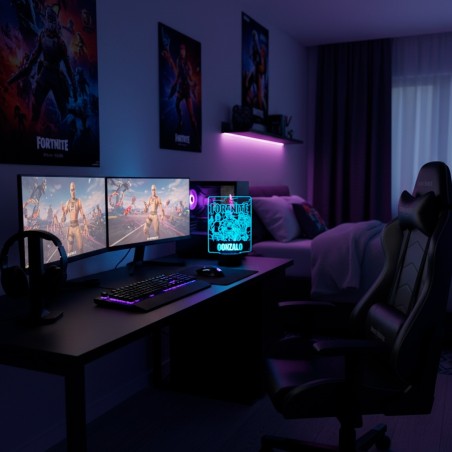 LÁMPARA LED PERSONALIZADA CON NOMBRE – FORTNITE