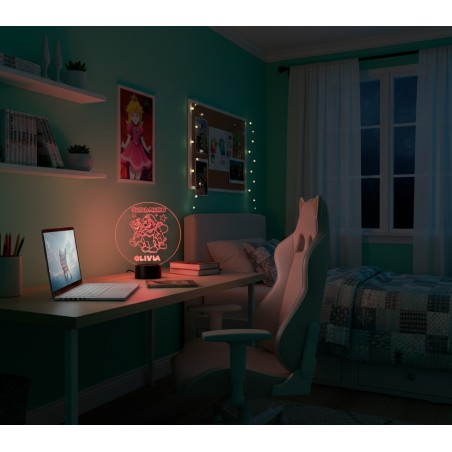 LÁMPARA LED PERSONALIZADA CON NOMBRE – SUPER MARIO