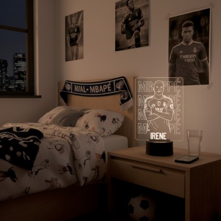 LÁMPARA LED PERSONALIZADA CON NOMBRE – MBAPPE