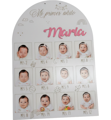 MARCO DE FOTOS PERSONALIZADO - "Mi Primer Añito"