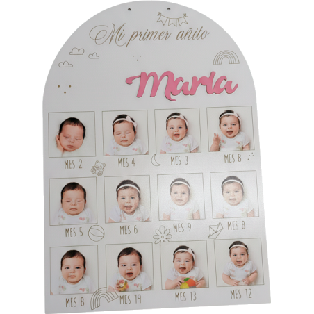 MARCO DE FOTOS PERSONALIZADO - "Mi Primer Añito"