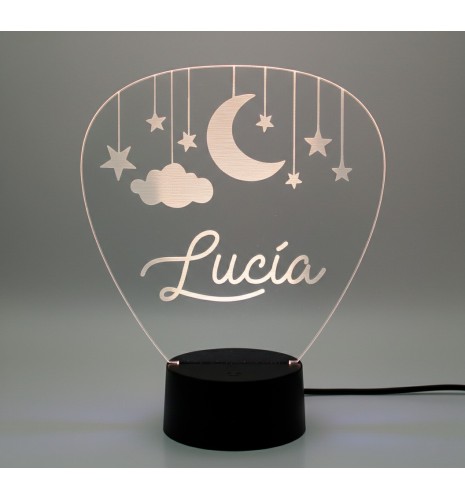 LÁMPARA LED PERSONALIZADA CON NOMBRE – INFANTIL
