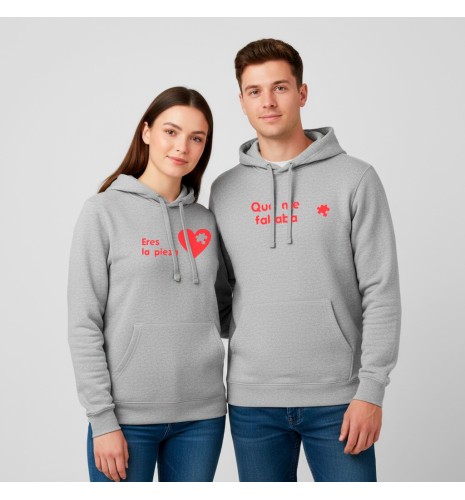 SUDADERA PUZZLE CORAZÓN