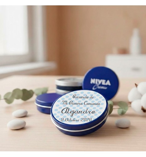 BOTE NIVEA MINI COMUNIÓN NIÑO TOPITOS