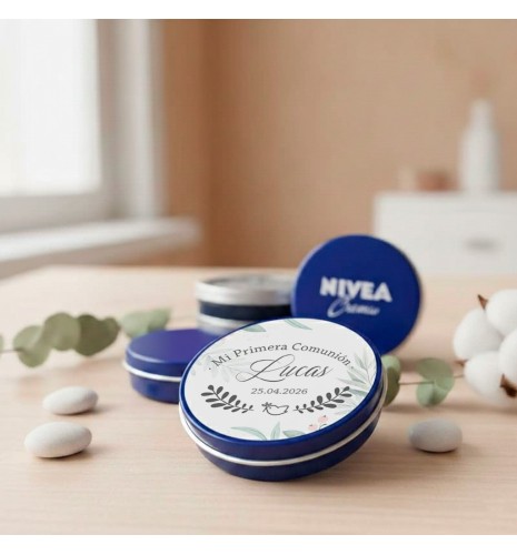 BOTE NIVEA MINI COMUNIÓN FLORAL