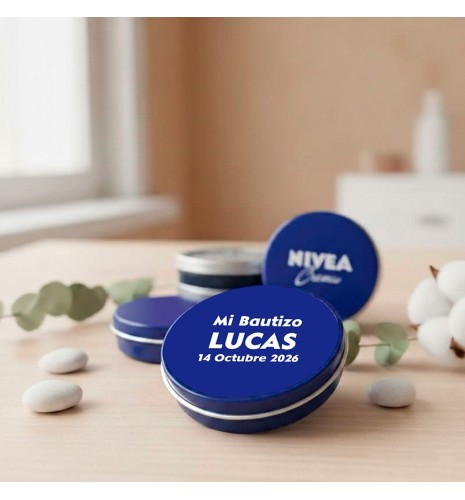 BOTE NIVEA MINI BAUTIZO DISEÑO ORIGINAL