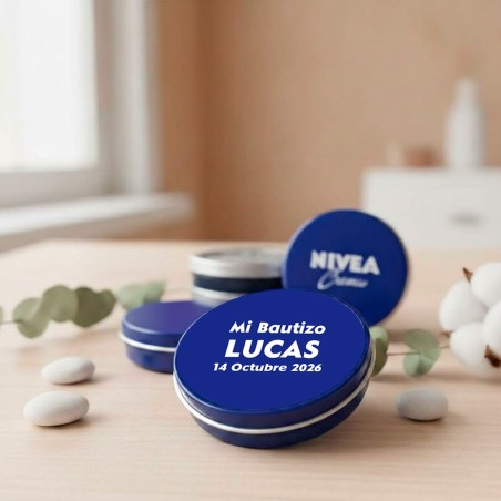 BOTE NIVEA MINI BAUTIZO DISEÑO ORIGINAL