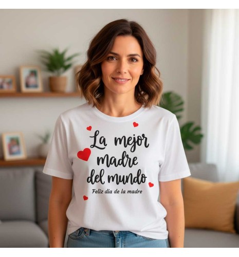 CAMISETA - LA MEJOR MADRE DEL MUNDO