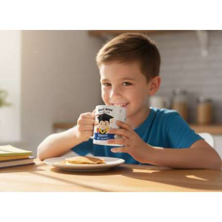 Taza graduación “El mejor graduado del mundo”