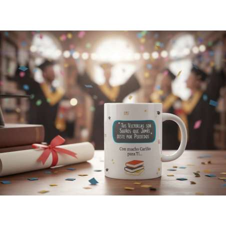Taza graduación “El mejor graduado del mundo”