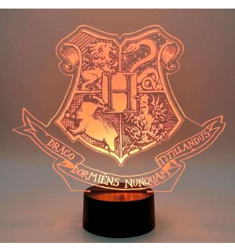 LÁMPARA LED HARRY POTTER HOGWARTS