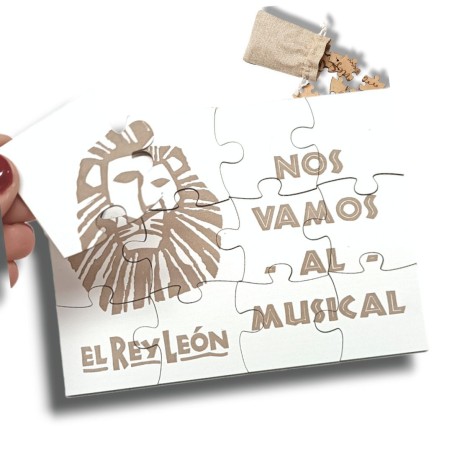 PUZZLE SORPRESA MUSICAL REY LEÓN