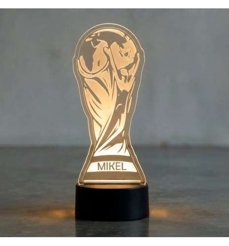 LÁMPARA LED PERSONALIZADA CON NOMBRE – MUNDIAL