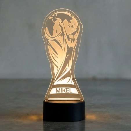 LÁMPARA LED PERSONALIZADA CON NOMBRE – MUNDIAL