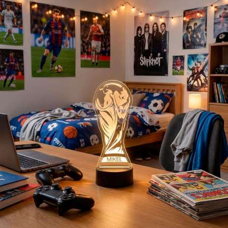 LÁMPARA LED PERSONALIZADA CON NOMBRE – MUNDIAL