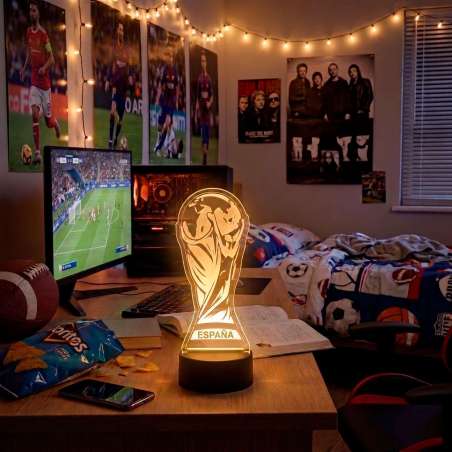 LÁMPARA LED PERSONALIZADA CON NOMBRE – MUNDIAL