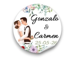 Decora tus detalles con nuestras tarjetas y pegatinas personalizadas.